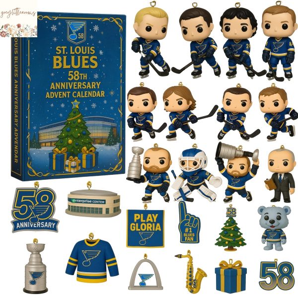 St. Louis Blues 58th Anniversary Advent Calendar