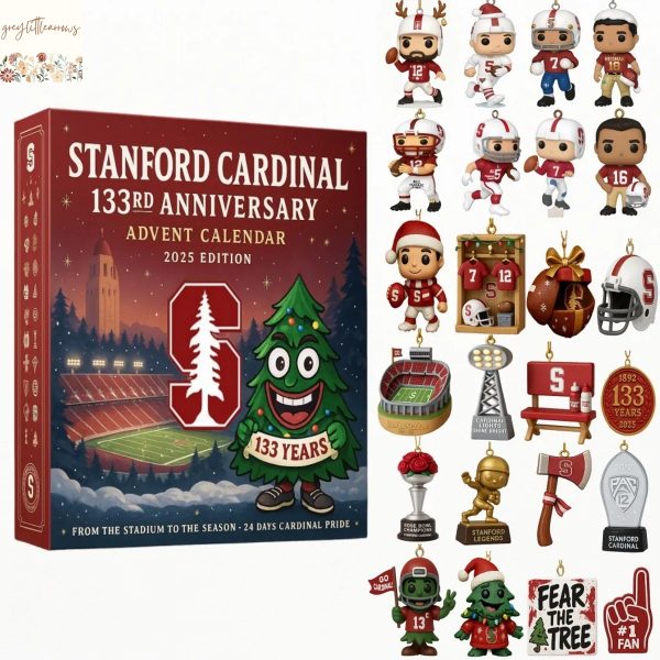 Stanford Cardinal 133rd Anniversary 2025 Advent Calendar