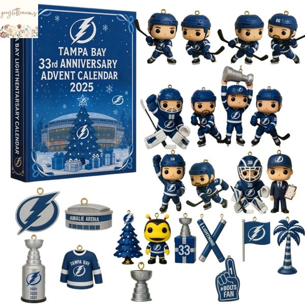 Tampa Bay Lightning 33rd Anniversary Advent Calendar 2025