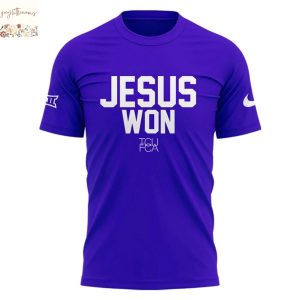 TCU Horned Frogs Jesus Won 3D T-Shirt