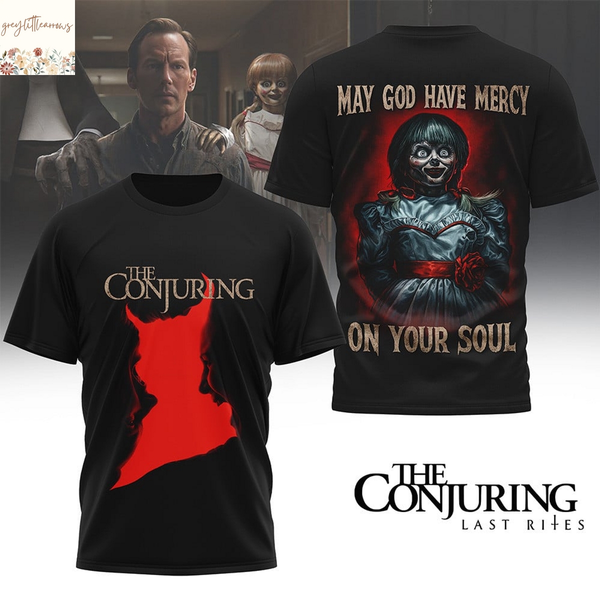 The Conjuring May Got Have Mercy On Your Soul 3D T-Shirt The Conjuring May Got Have Mercy On Your Soul 3D T-Shirt