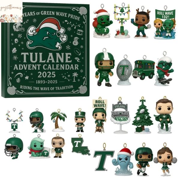 Tulane Green Wave 132nd Anniversary Advent Calendar