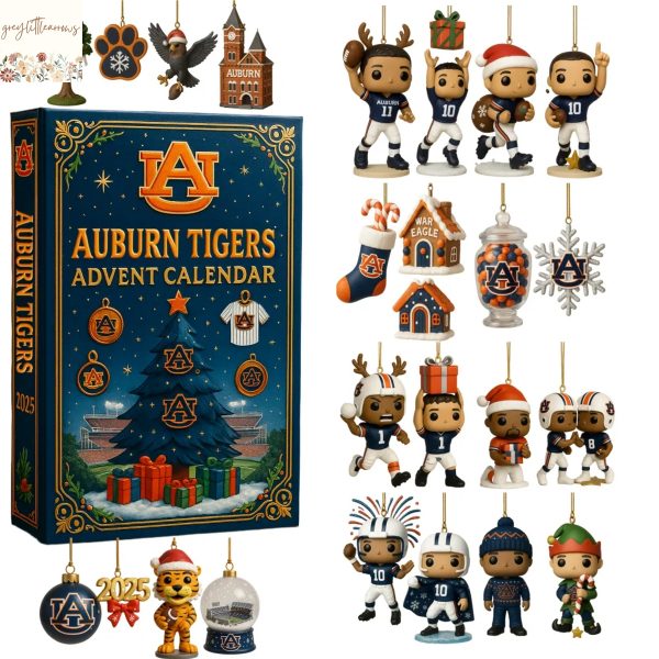 Auburn Tiger Football 2025 Advent Calendar