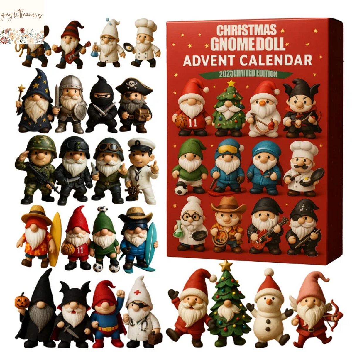 Christmas Gnome Doll Advent Calendar 2025 Christmas Gnome Doll Advent Calendar 2025