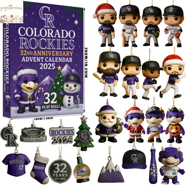 Colorado Rockies 32nd Anniversary Advent Calendar 2025