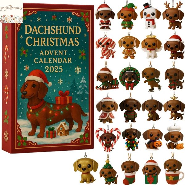 Dachshund Christmas Advent Calendar 2025