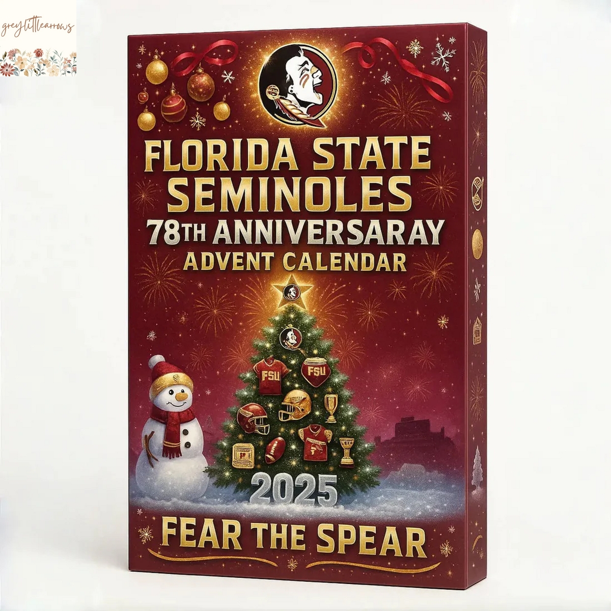 Florida State Seminoles 78th Anniversary 2025 Christmas Advent Calendar Florida State Seminoles 78th Anniversary 2025 Christmas Advent Calendar