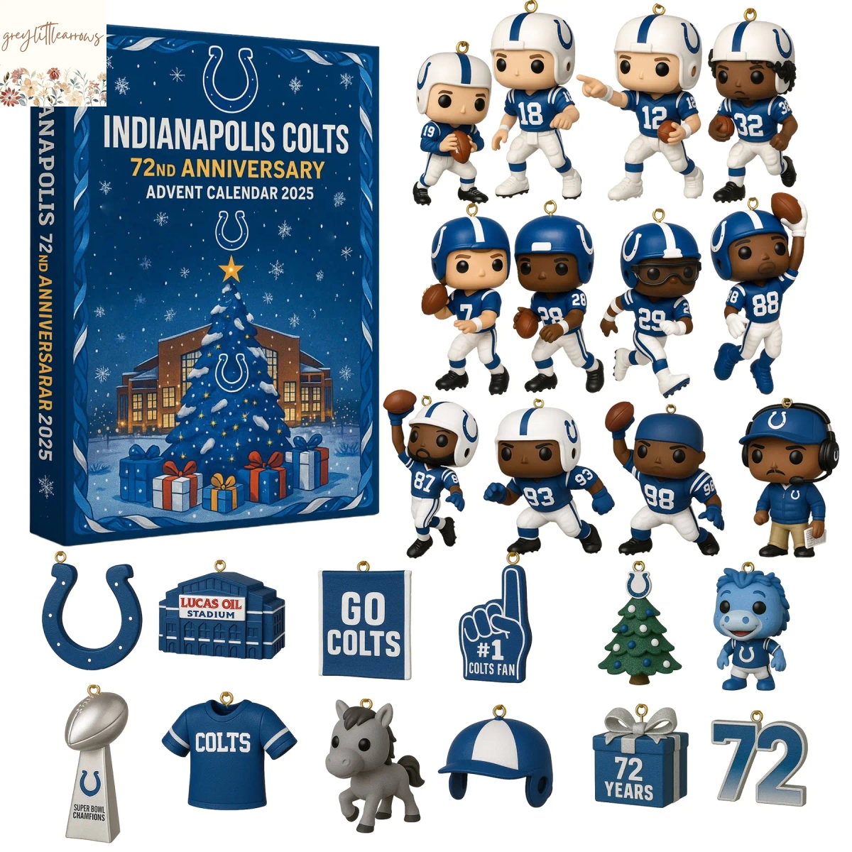 Indianapolis Colts 72nd Anniversary Advent Calendar Indianapolis Colts 72nd Anniversary Advent Calendar
