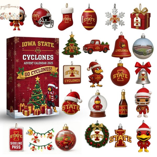 Iowa State Cyclones Go Cyclones Advent Calendar