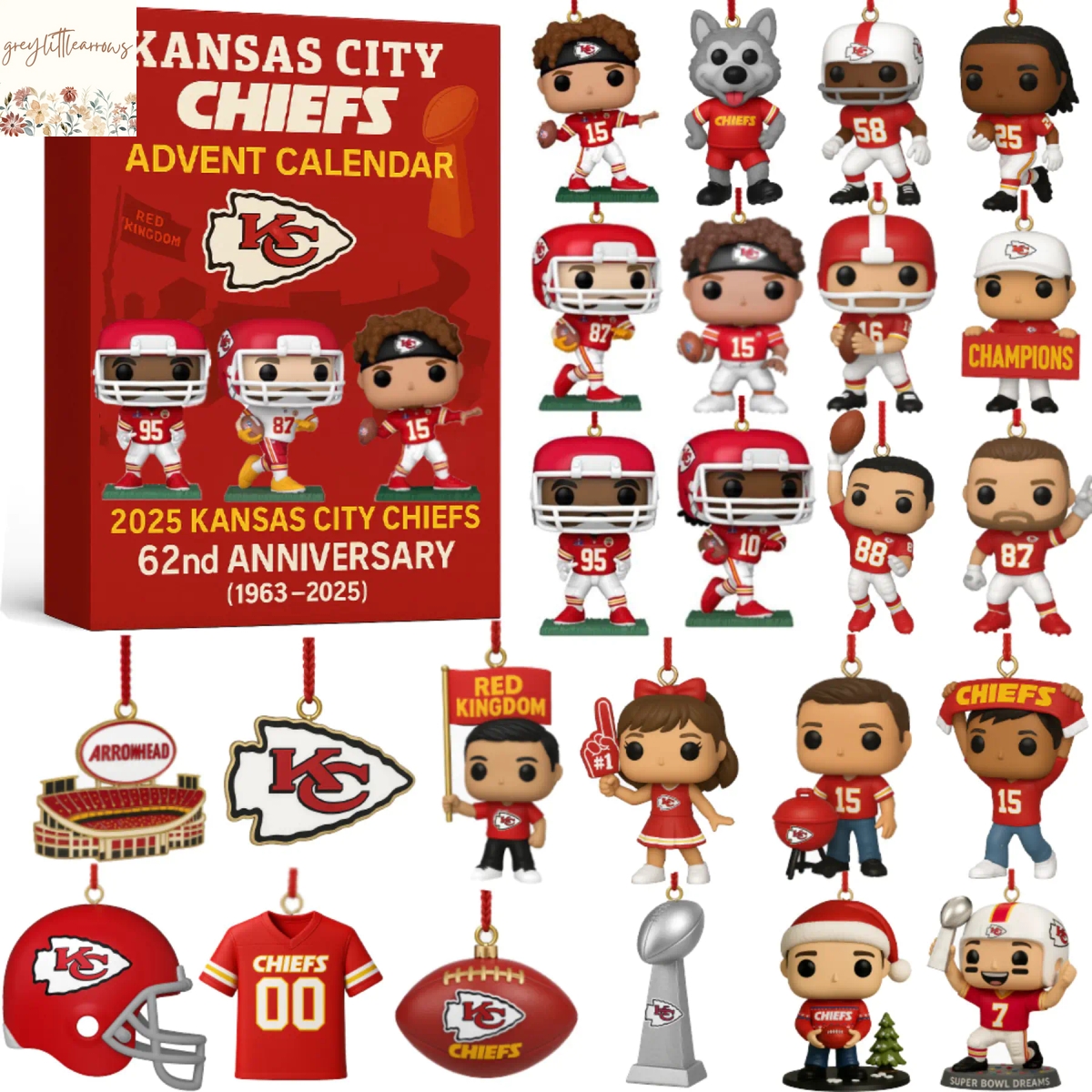 Kansas City Chiefs 2025 62nd Anniversary Advent Calendar Kansas City Chiefs 2025 62nd Anniversary Advent Calendar