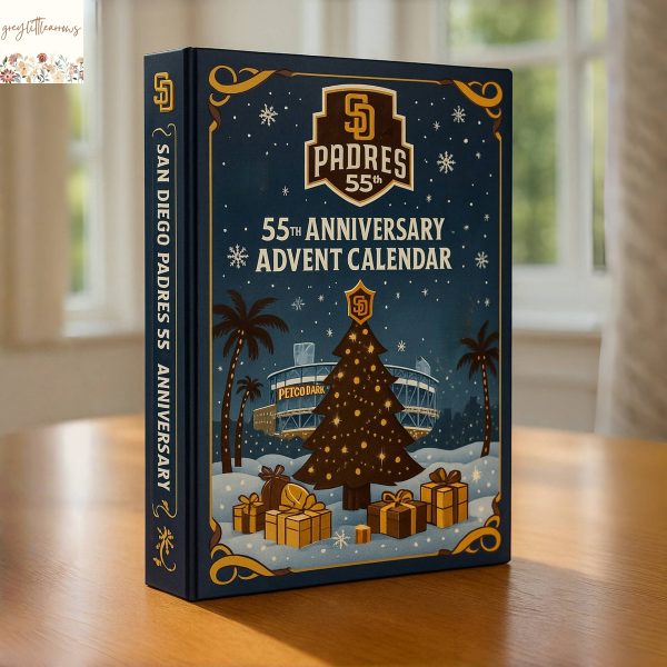 San Diego Padres Advent Calendar 2025 55th Anniversary Christmas