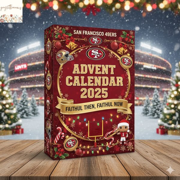 San Francisco 49ers Faithul Then Faithul Now Advent Calendar