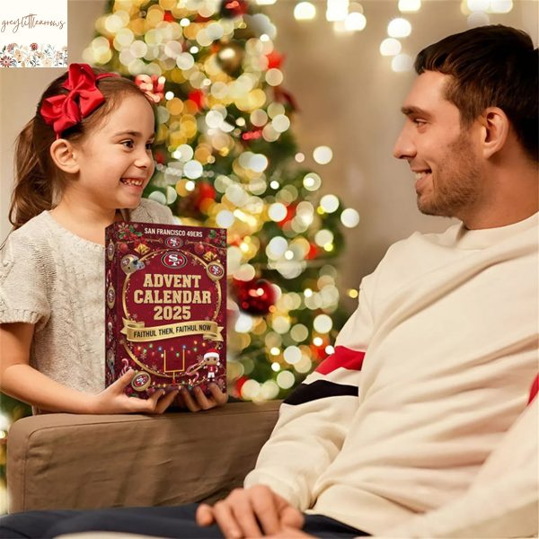 San Francisco 49ers Faithul Then Faithul Now Advent Calendar