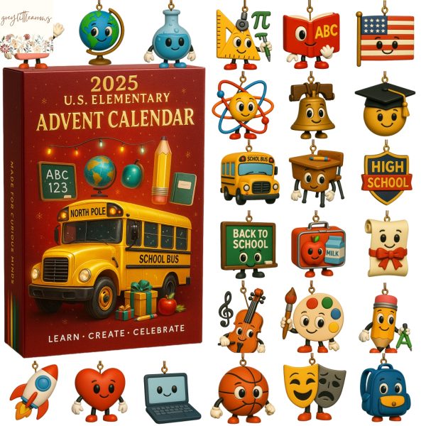 School Bus 2025 Advent Calendar