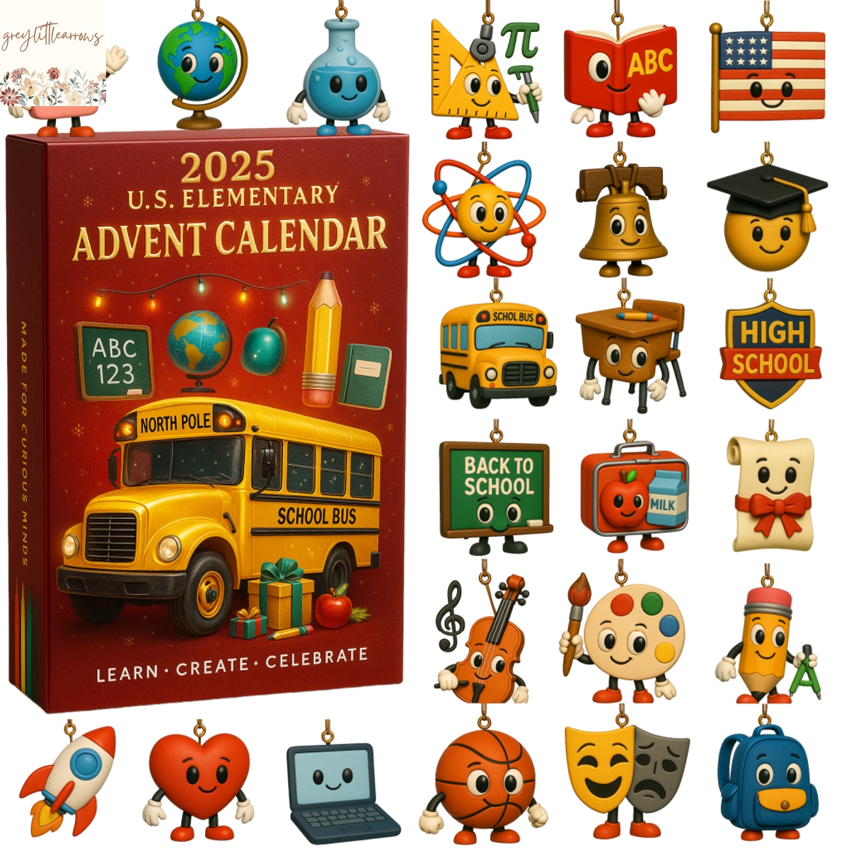 School Bus 2025 Advent Calendar School Bus 2025 Advent Calendar