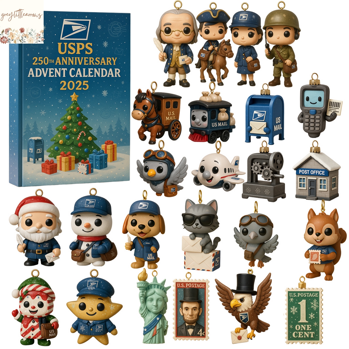 USPS 250th Anniversary Advent Calendar USPS 250th Anniversary Advent Calendar