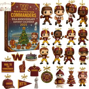 Washington Commanders 93rd Anniversary Advent Calendar