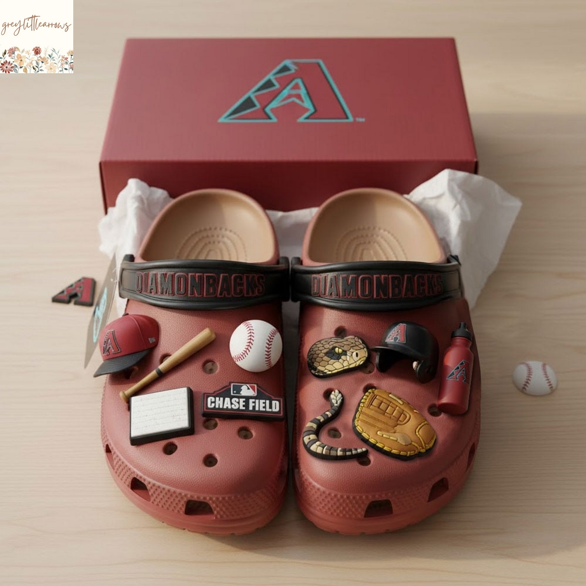 Arizona Diamondbacks Crocs With Charms Arizona Diamondbacks Crocs With Charms