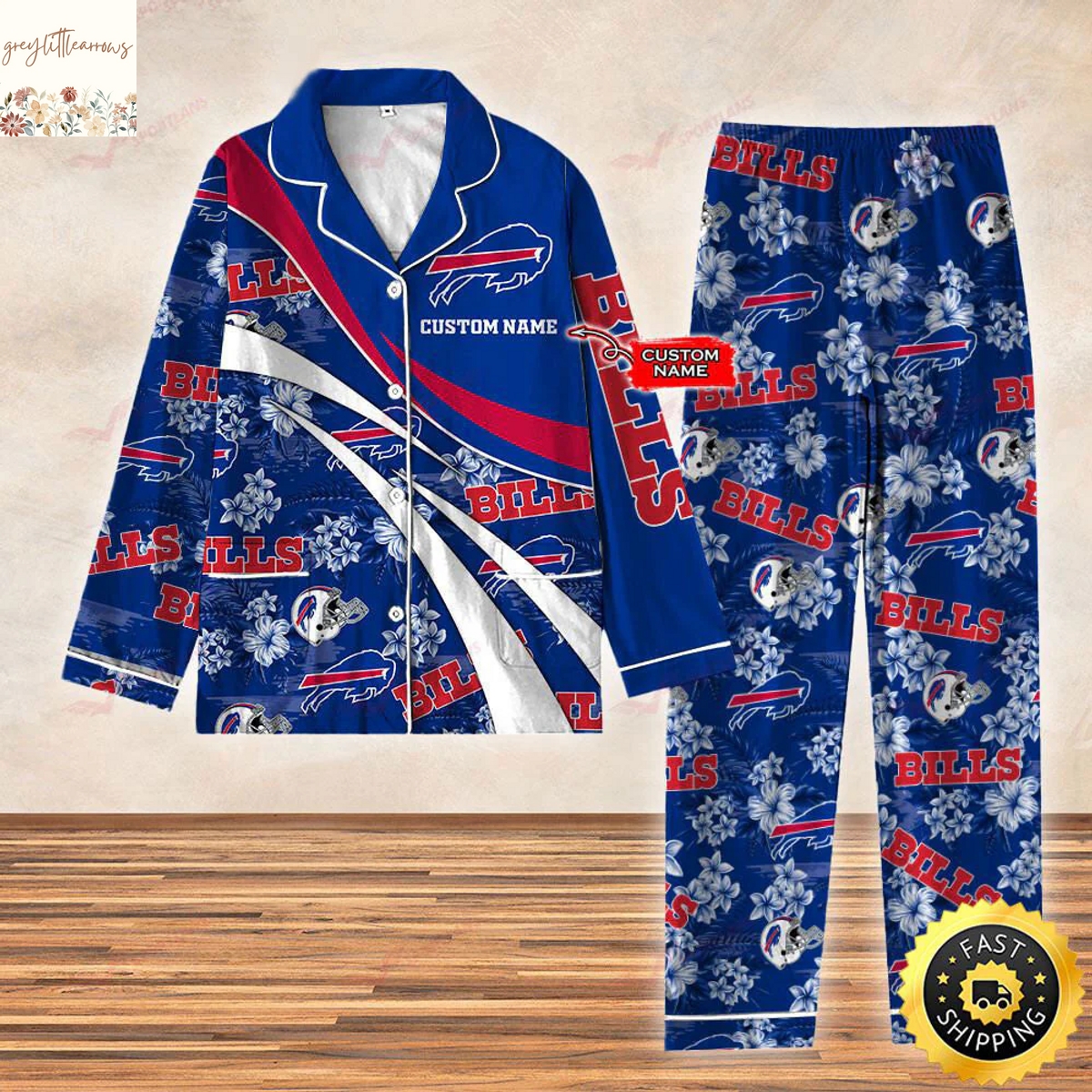 Buffalo Bills Pajamas Set Buffalo Bills Pajamas Set