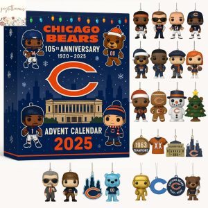 Chicago Bears 105th Anniversary 2025 Advent Calendar