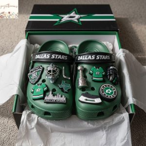 Dallas Stars Crocs With Charms Dallas Stars Crocs With Charms