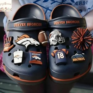Denver Broncos Crocs With Charm