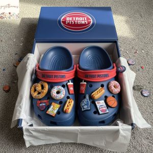 Detroit Pistons Crocs With Charms Detroit Pistons Crocs With Charms
