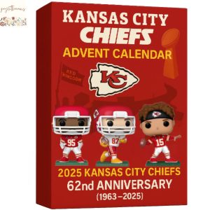 Kansas City Chiefs 2025 62nd Anniversary Advent Calendar