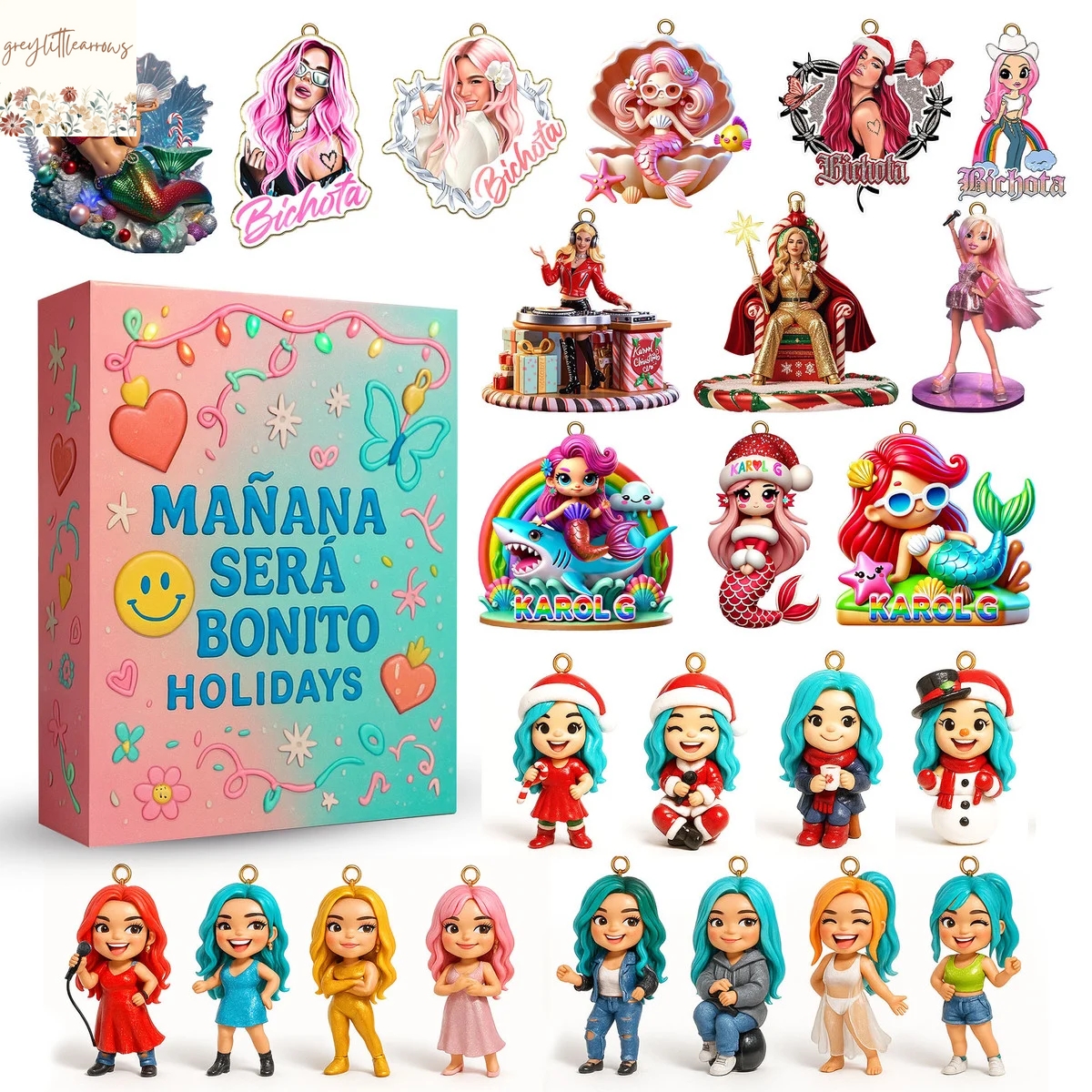 Karol G Manana Sera Bonito Christmas Advent Calendar Karol G Manana Sera Bonito Christmas Advent Calendar