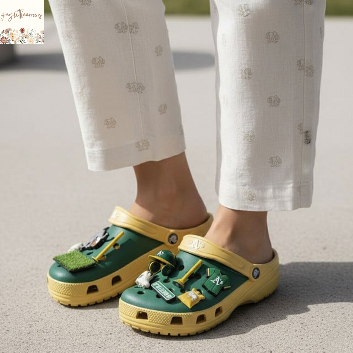 Oklahoma Athletics Crocs With Charms Oklahoma Athletics Crocs With Charms