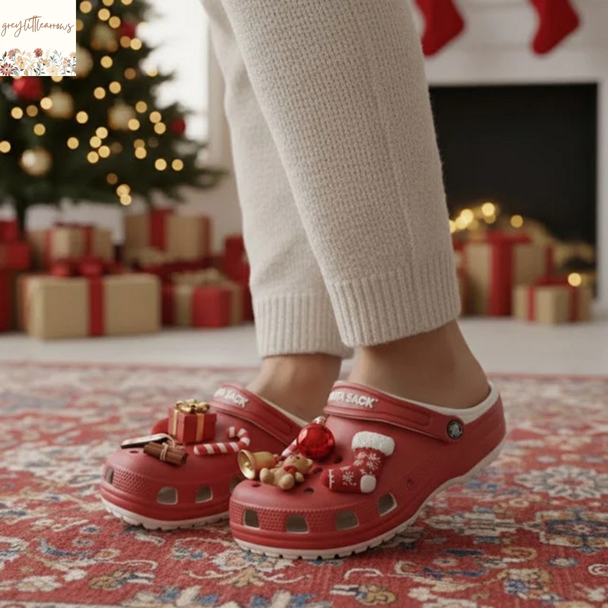Santa Sack Crocs With Chrams Santa Sack Crocs With Chrams
