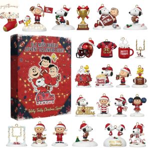 Snoopy Ole Miss Rebels Advent Calendar