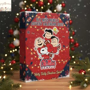 Snoopy Ole Miss Rebels Advent Calendar