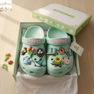 Spring Crocs With Chrams Spring Crocs With Chrams