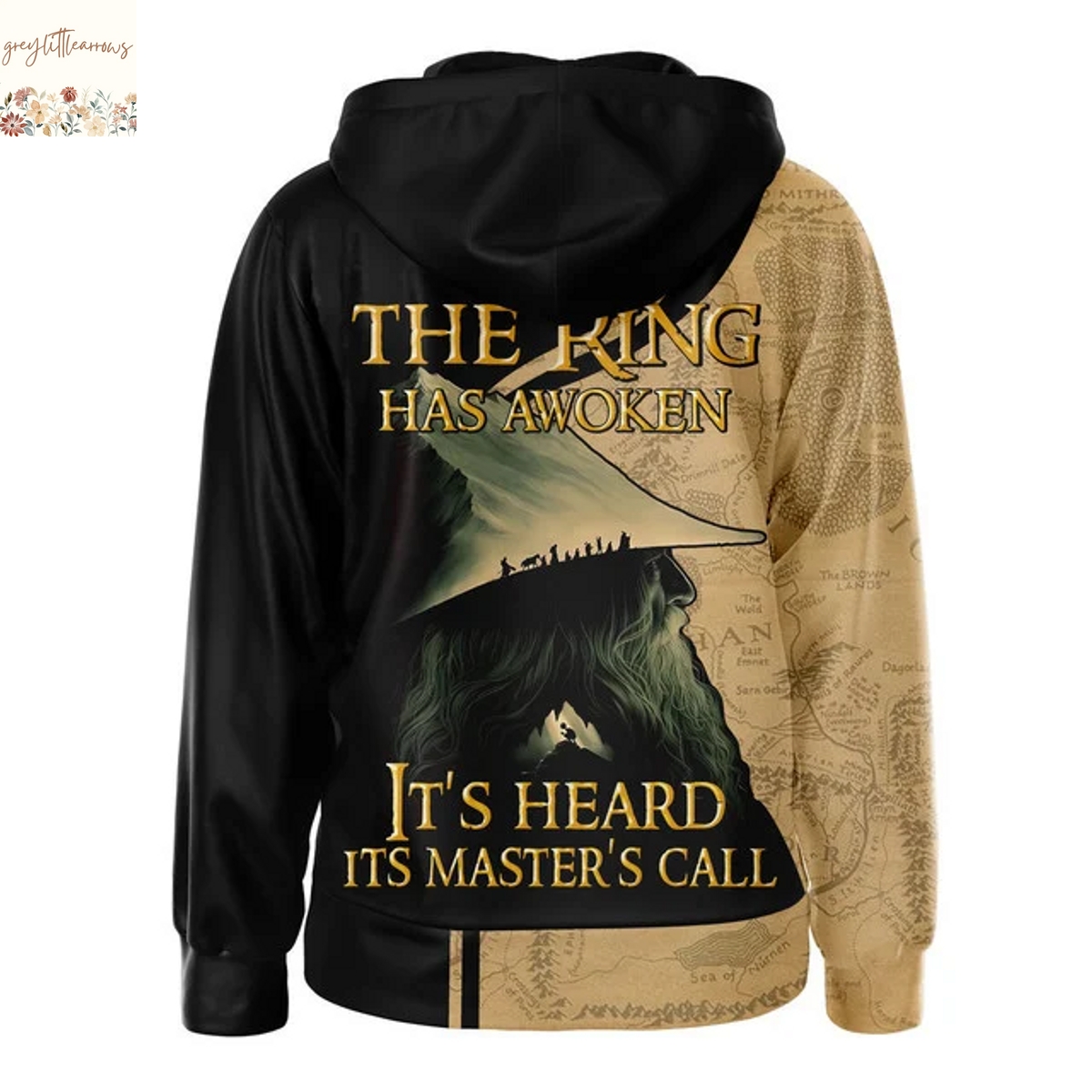 The Lord Of The Rings The Ring Has Awoken Its Heard Its Master Call Zip Hoodie The Lord Of The Rings The Ring Has Awoken Its Heard Its Master Call Zip Hoodie