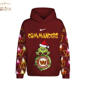 Washington Commanders Grinch My Commanders Stole My Heart Hoodie