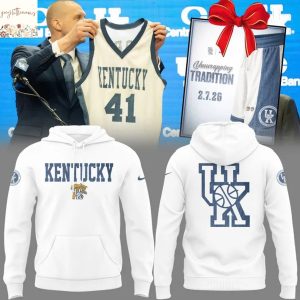 2026 Kentucky Wildcats Men Basketball Throwback 1996 White Hoodie