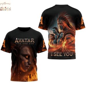 Avatar Fire And Ash I See You 3D T-Shirt