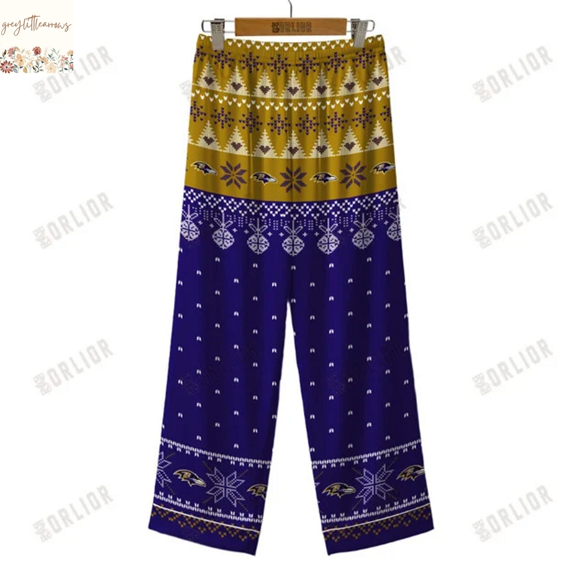 Baltimore Ravens 2025 Holiday Season Pajamas Set Baltimore Ravens 2025 Holiday Season Pajamas Set