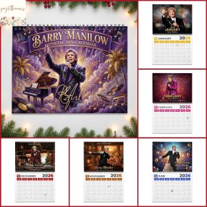 Barry Manilow 2026 Wall Calendar Barry Manilow 2026 Wall Calendar
