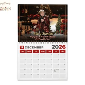 Barry Manilow 2026 Wall Calendar