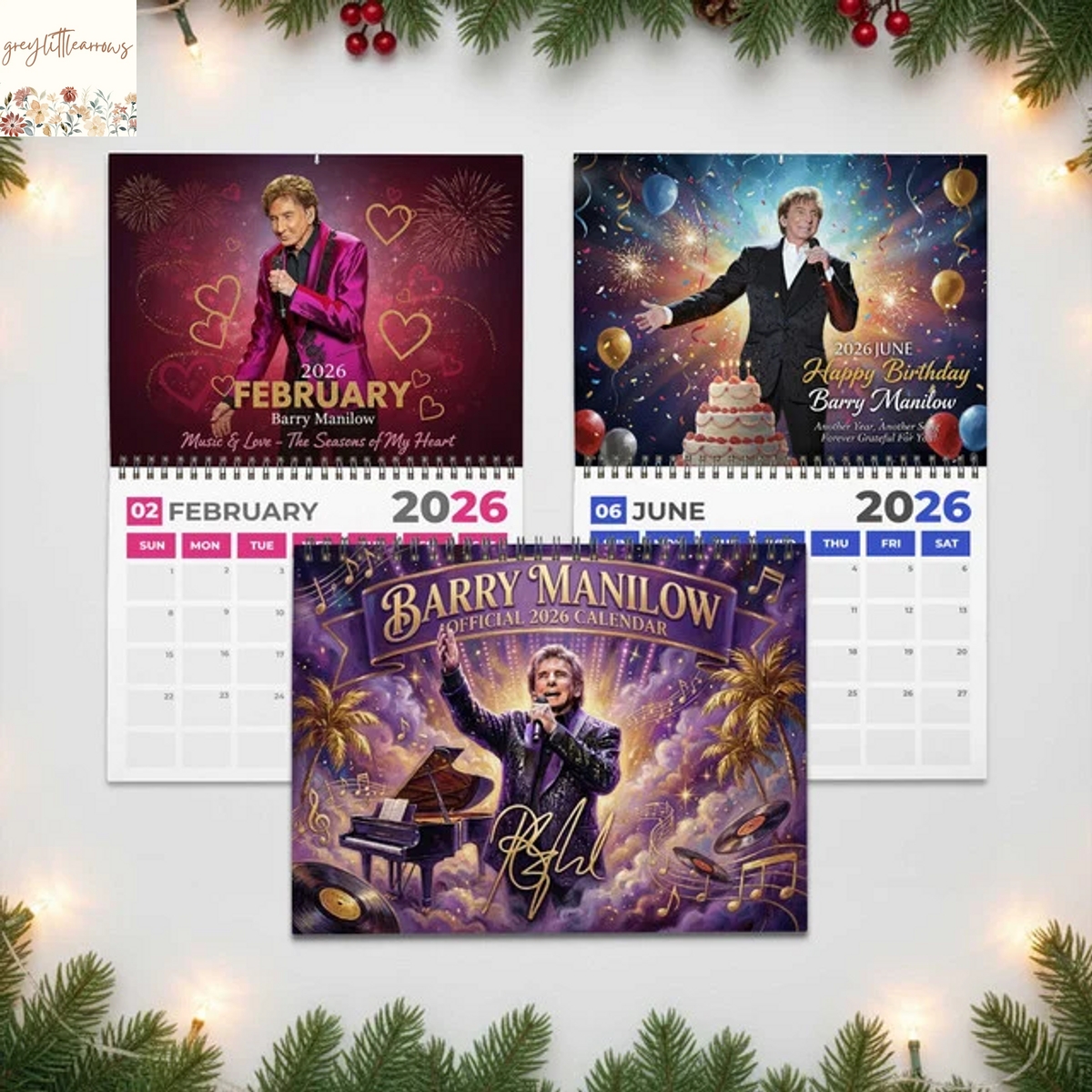 Barry Manilow 2026 Wall Calendar Barry Manilow 2026 Wall Calendar