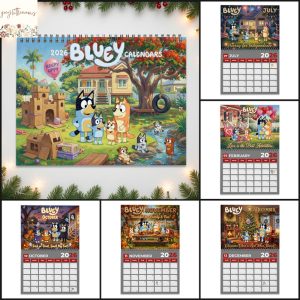 Bluey 2026 Wall Calendar