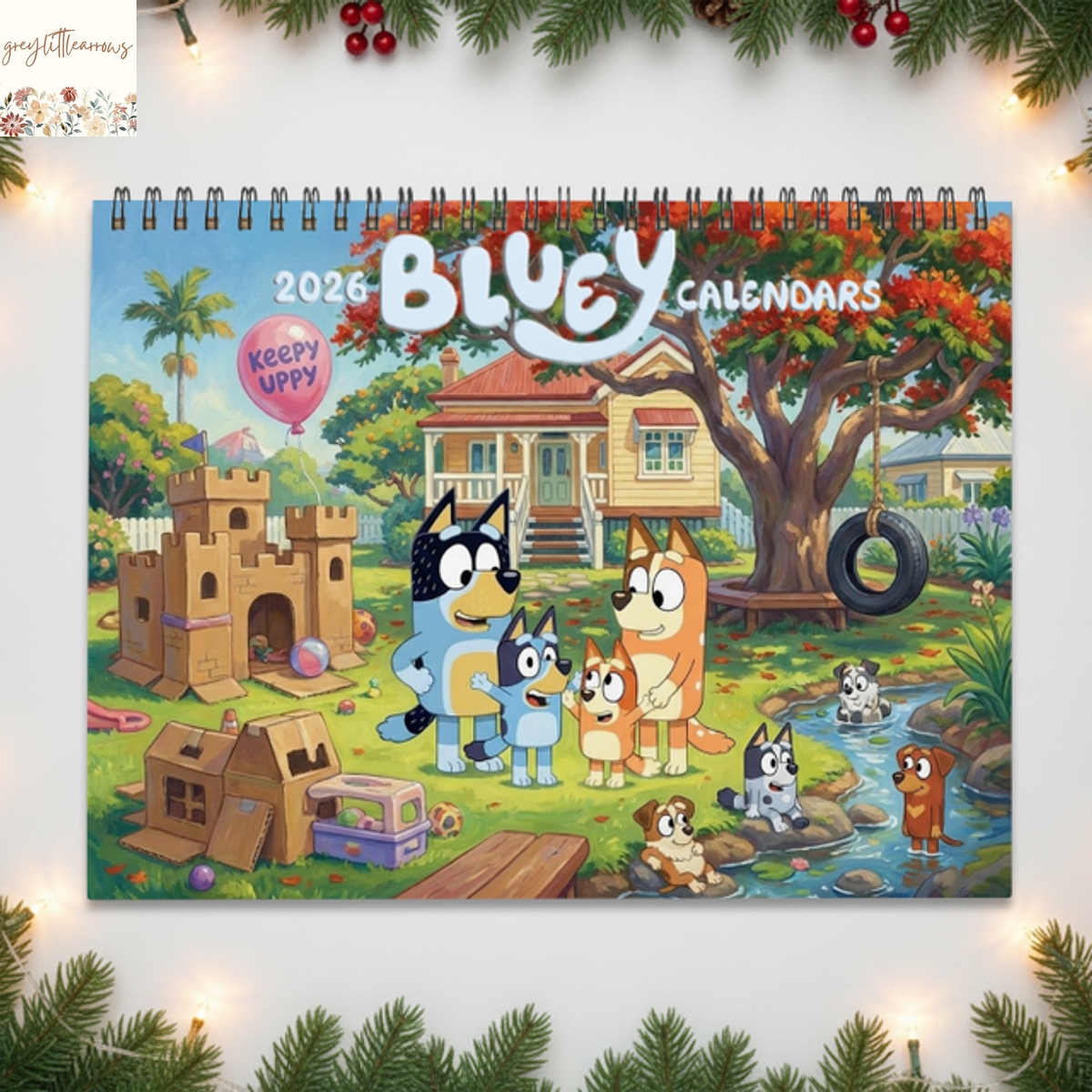 Bluey 2026 Wall Calendar Bluey 2026 Wall Calendar