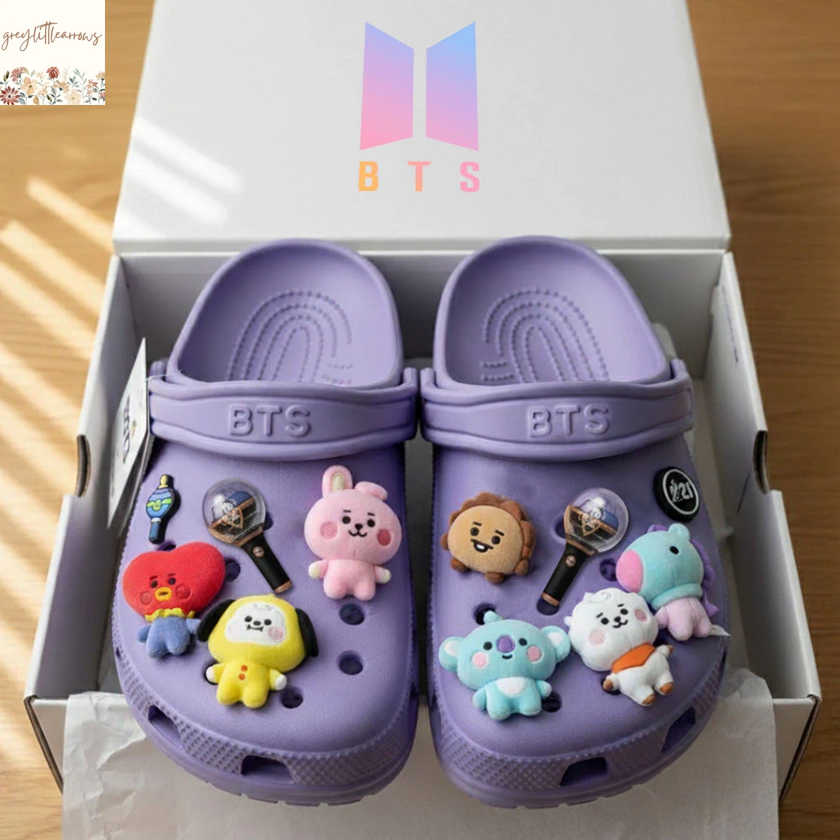 BTS Crocs With Charms BTS Crocs With Charms