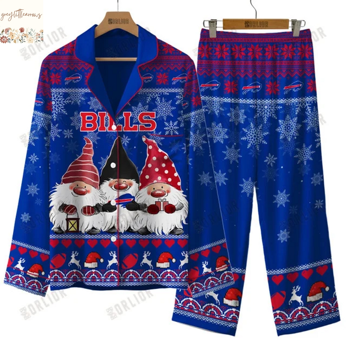 Buffalo Bills 2025 Holiday Season Pajamas Set Buffalo Bills 2025 Holiday Season Pajamas Set