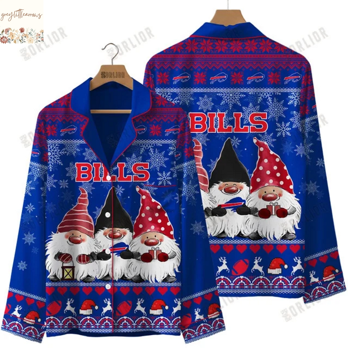 Buffalo Bills 2025 Holiday Season Pajamas Set Buffalo Bills 2025 Holiday Season Pajamas Set