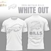 Cincinnati Bengals 2026 White Out 3D T-Shirt