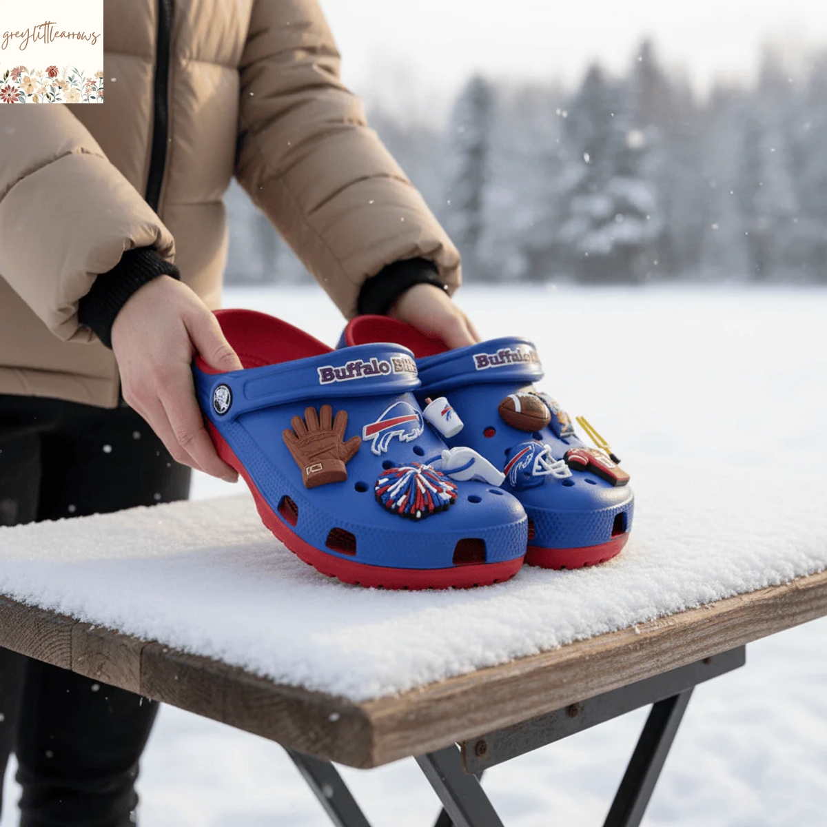 Buffalo Bills Crocs With Charms Buffalo Bills Crocs With Charms