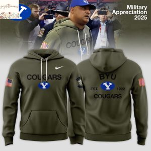 BYU Cougars 2025 Military Appreciation Design Hoodie